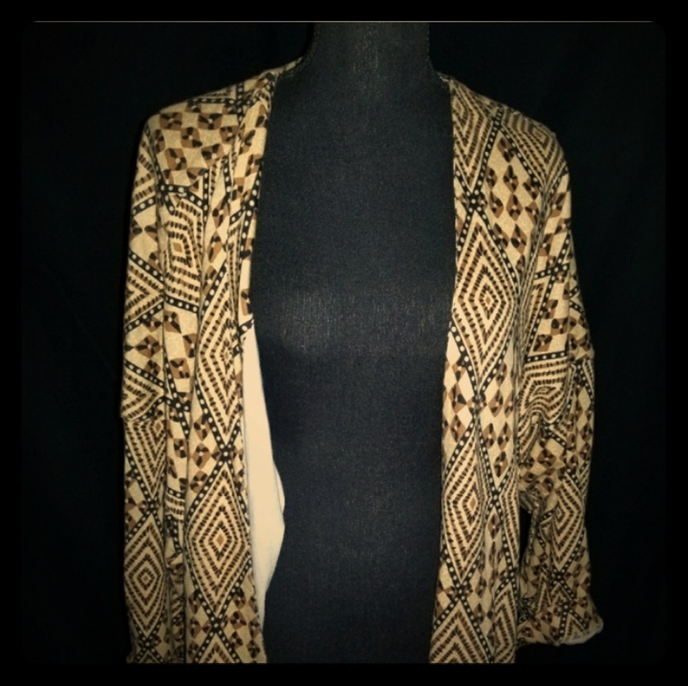 Gifted Goddess Oversized Aztec Cardigan